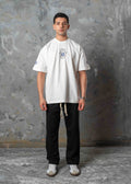 Evil Eye Printed Crewneck T-Shirt - white