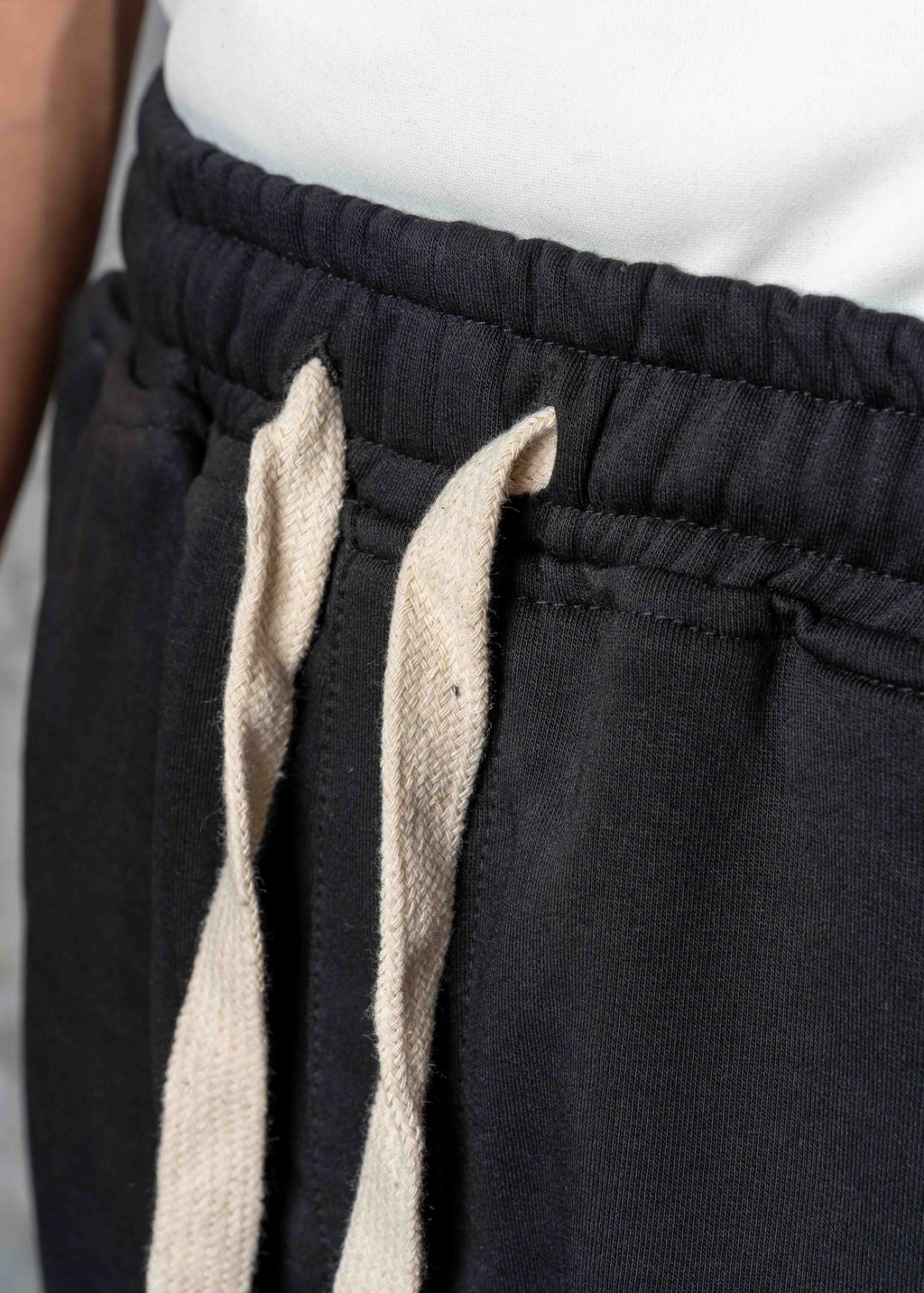 Relaxed Straight Sweatpants - black