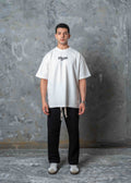 Hawaii Summer Vibes Back Graphic T-Shirt - white